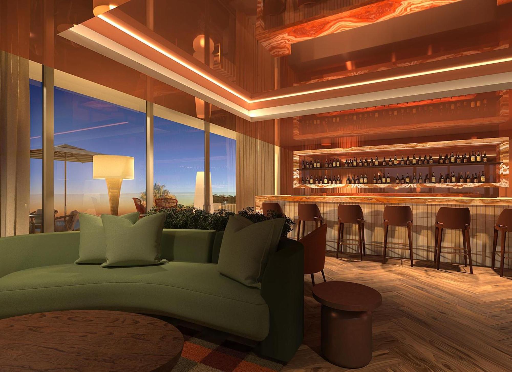 Kimpton Atlantico Algarve By Ihg Hotel Albufeira Exterior photo The bar at the 101 Sky Lounge